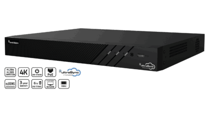 TVN-1208S-4T - Utc TruVis. NVR 12, 8ch., 8POE, 4TB