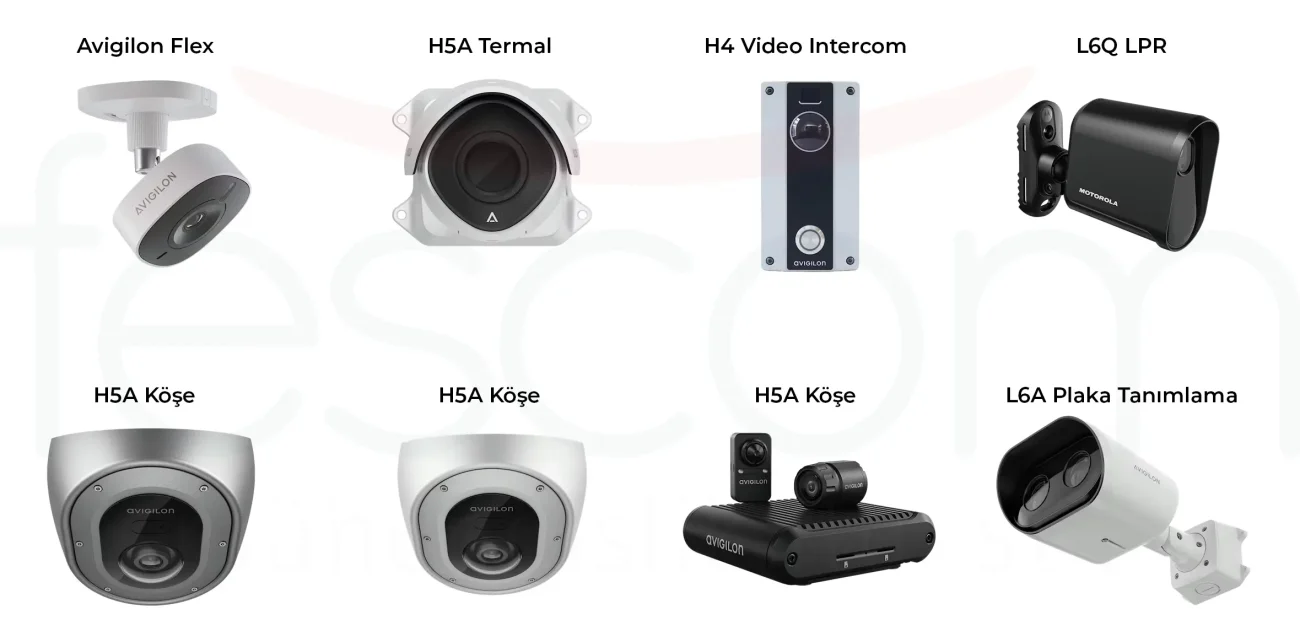 avigilon özel kamera çeşitleri